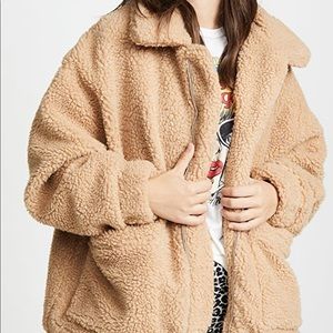 I.Am.Gia Pixie Sherpa Zip Front Coat - Teddy Coat